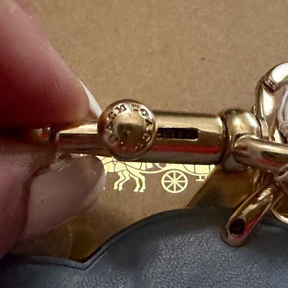 Coach X Keith Haring Glitter Heart Keychain Fob Bag Charm - Picture 5 of 6